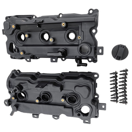2 Pieces Valve Covers Set Fit For Nissan Altima Pathfinder R52 For Infiniti JX35 QX60 3.5L V6 2007-2014 - Machter