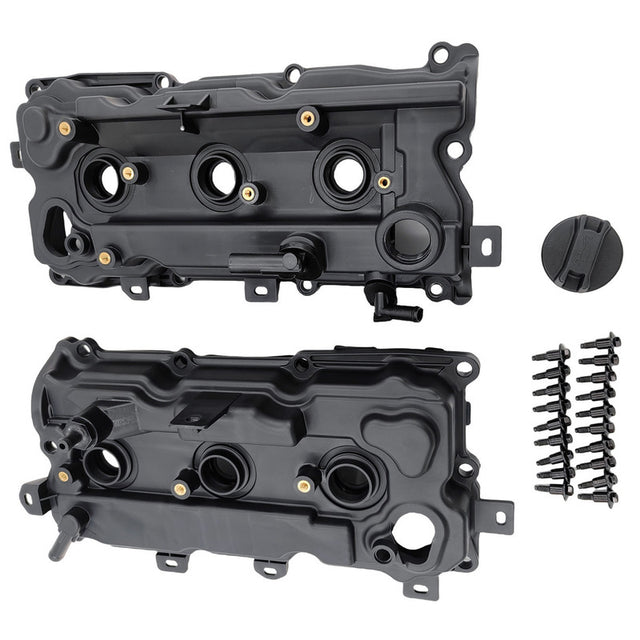 2 Pcs Valve Covers Set Fit For Nissan Altima Pathfinder R52 For Infiniti JX35 QX60 3.5L V6 2007-2014 RCM-NS008 - Machter