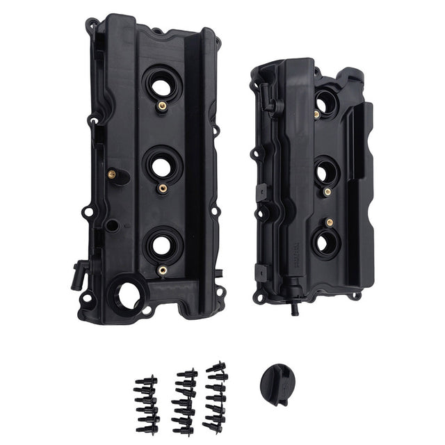 Valve Rocker Cover With Gaskets Fit For Nissan Frontier Xterra NV1500 NV2500 4.0L V6 Navara D40 VQ40DE RCM-NS012 - Machter