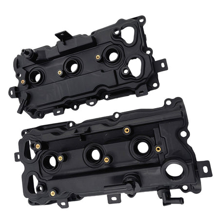 2 Pieces Valve Cover With Gasket & Cap Fit For Nissan Altima Pathfinder Maxima Murano Infiniti JX QX60 VQ35HR 13264-9N00A 13264-9N00B - Machter