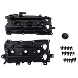 2 Pcs Valve Cover With Gasket & Cap Fit For Nissan Altima Pathfinder Maxima Murano Infiniti JX QX60 VQ35HR 13264-9N00A 13264-9N00B RCM-NS013 - Machter