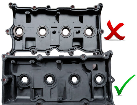 Valve Rocker Cover With Gasket Fit For Nissan Navara D40 X-Trail T30 Altima L31 L32 Sentra B15 B16 Serena C24 Presage U31 Rogue 2.5L QR25DE 132648H303 RCM-NSXX1 - Machter