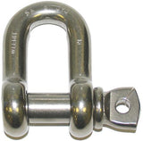 S/S Rated D Shackle 11mm 1200kg (7/16") - AUTOKING