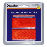 Reflectors Pair Red 70 x 28mm UV Stabilised - AUTOKING