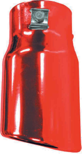 Exhaust Tip Red Aluminium - PkTool