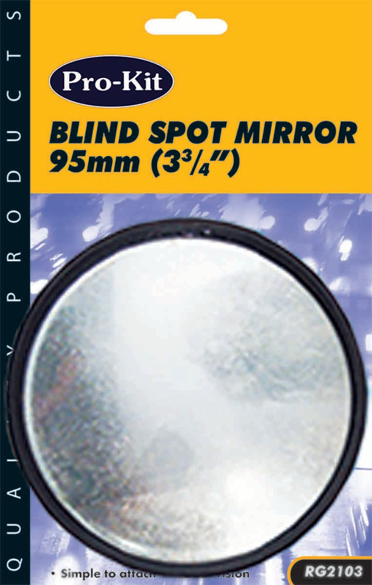 Mirror 1 Piece 95mm (3 3/4") Blind Spot Wide Angle - Pro-Kit