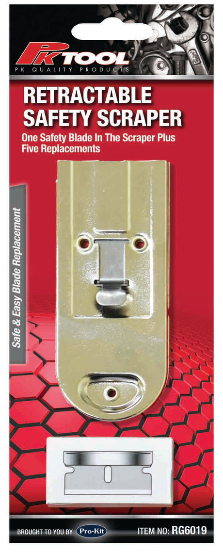 Safety Scraper With 4 Extra Blades - PKTool
