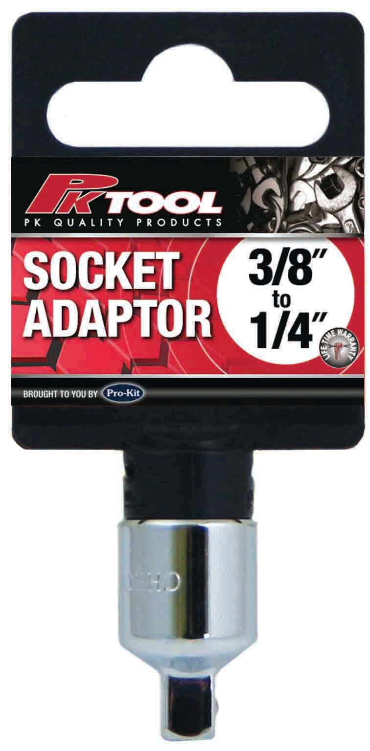 CR-V Socket Adaptor 3/8" & 1/4" DR - PKTool