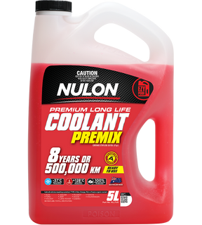 Red Premium Long Life Coolant Premix - Nulon 5L