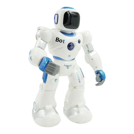 Remote Control Robotic Toys Blue Smart RC Robot Toy Talking Dancing Robots for Kids perfect gift Christmas - Machter