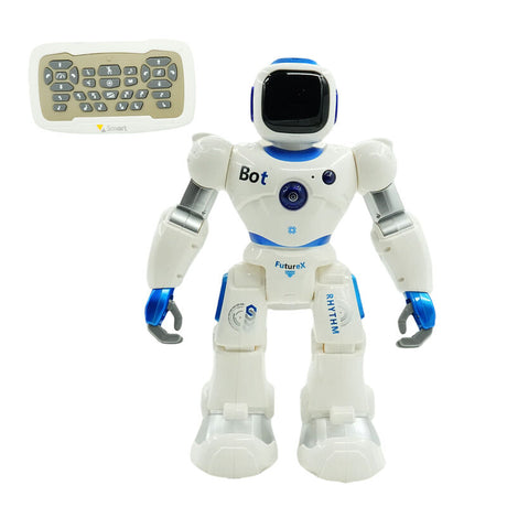 Remote Control Robotic Toys Blue Smart RC Robot Toy Talking Dancing Robots for Kids perfect gift Christmas - Machter
