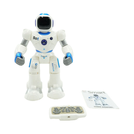 Remote Control Robotic Toys Blue Smart RC Robot Toy Talking Dancing Robots for Kids perfect gift Christmas - Machter