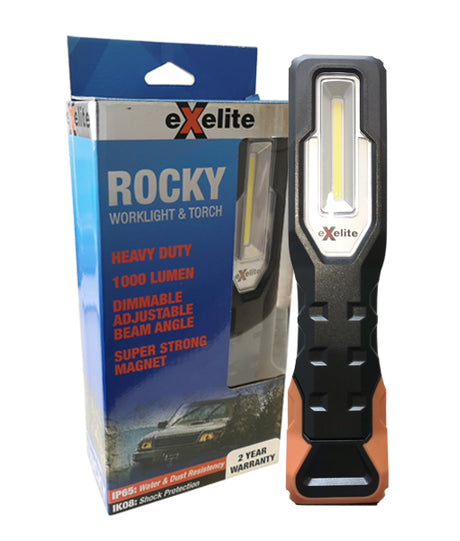 Heavy Duty 1000 Lumen Dimmable Angle Worklight & Torch - Exelite | Universal Auto Spares