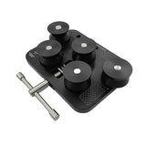 Tube Straightener Tool Portable Black Aluminum Alignment Device Fit For 3/16"-1" Steel Tube ROLLER-003 - Machter