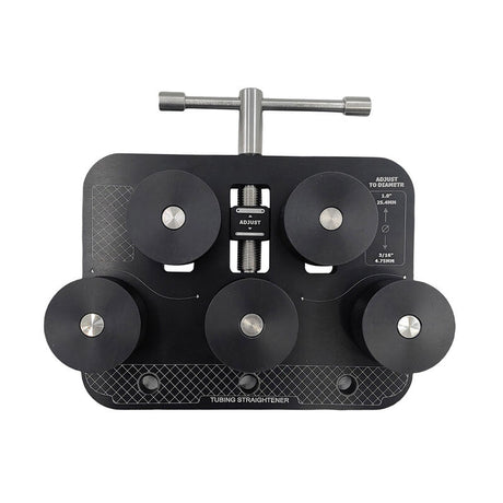 Tube Straightener Tool Portable Black Aluminum Alignment Device Fit For 3/16"-1" Steel Tube - Machter