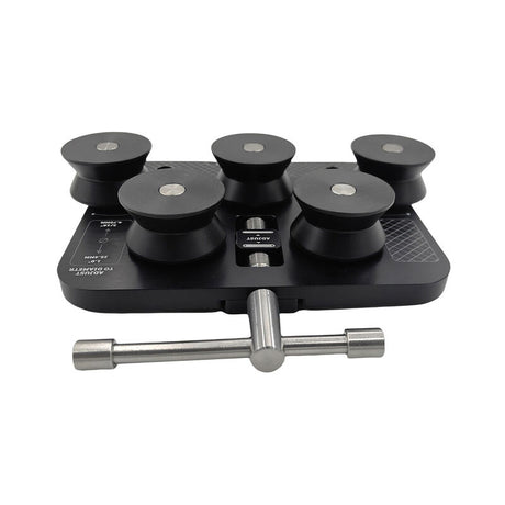 Tube Straightener Tool Portable Black Aluminum Alignment Device Fit For 3/16"-1" Steel Tube - Machter