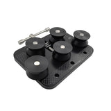 Tube Straightener Tool Portable Black Aluminum Alignment Device Fit For 3/16"-1" Steel Tube ROLLER-003 - Machter