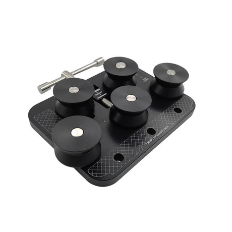Tube Straightener Tool Portable Black Aluminum Alignment Device Fit For 3/16"-1" Steel Tube - Machter
