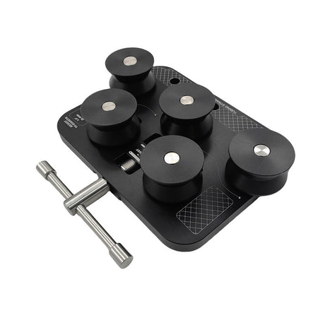 Tube Straightener Tool Portable Black Aluminum Alignment Device Fit For 3/16"-1" Steel Tube - Machter