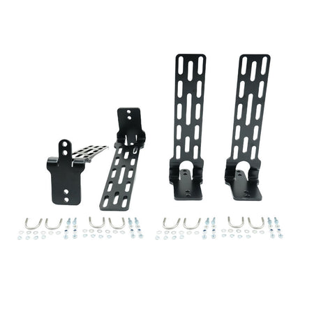4 x Long Awning "L" Bracket Fit For 180 & 270 Awnings Powder Coated Steel - Machter