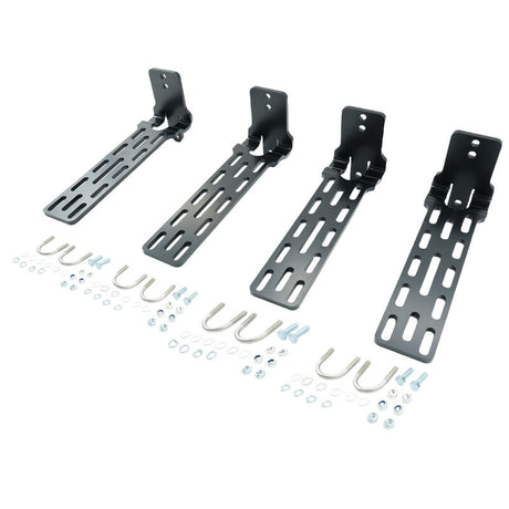 4 x Long Awning "L" Bracket Fit For 180 & 270 Awnings Powder Coated Steel - Machter