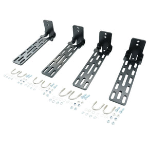 4 x Long Awning "L" Bracket Fit For 180 & 270 Awnings Powder Coated Steel RRB-006-4PCS - Machter