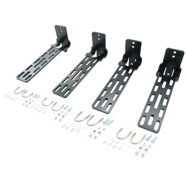 4 x Long Awning "L" Bracket Fit For 180 & 270 Awnings Powder Coated Steel RRB-006-4PCS - Machter