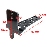 4 x Long Awning "L" Bracket Fit For 180 & 270 Awnings Powder Coated Steel RRB-006-4PCS - Machter