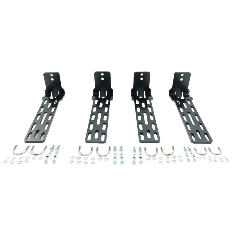 4 x Long Awning "L" Bracket Fit For 180 & 270 Awnings Powder Coated Steel RRB-006-4PCS - Machter
