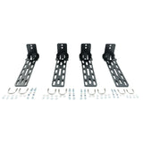 4 x Long Awning "L" Bracket Fit For 180 & 270 Awnings Powder Coated Steel RRB-006-4PCS - Machter