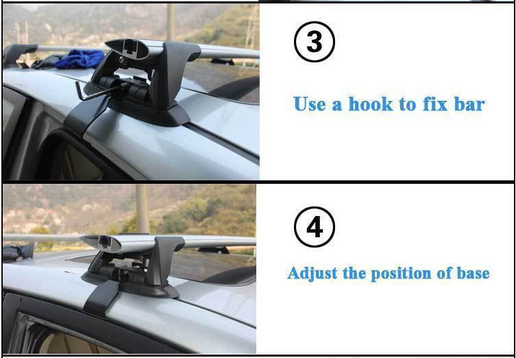 Roof Rack Aluminum Fit For Mitsubishi Lancer 2007-2018 Sedan And Hatchback RRCB-012 - Machter