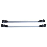 1350mm Universal Aluminium Alloy Roof Racks Cross Bars Lockable Car Top Rack New RRCB-016 - Machter
