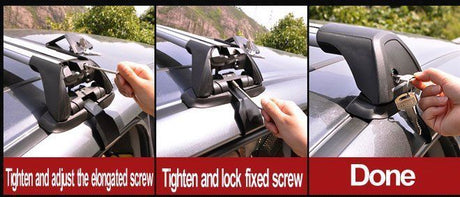 Aluminum Alloy Roof Rack Cross Bar Fit For Toyota HiLux RZN149R Corolla ZZE122R For Honda Jazz - Machter