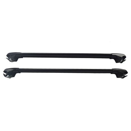 BLACK Cross bars Roof Racks Fit For 1999-On Mitsubishi Pajero With Keys 280KG RRCB-037 - Machter
