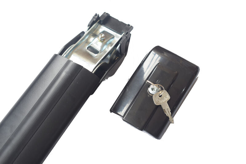 BLACK Cross bars Roof Racks Fit For 1999-On Mitsubishi Pajero With Keys 280KG RRCB-037 - Machter