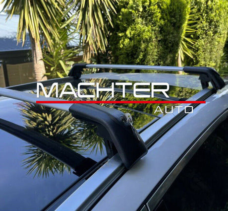 Roof Rack Cross Bar Fit For Mazda CX5 2012-2017 Alloy Clamp Onto Flush Rail Baggage Holder Racks - Machter