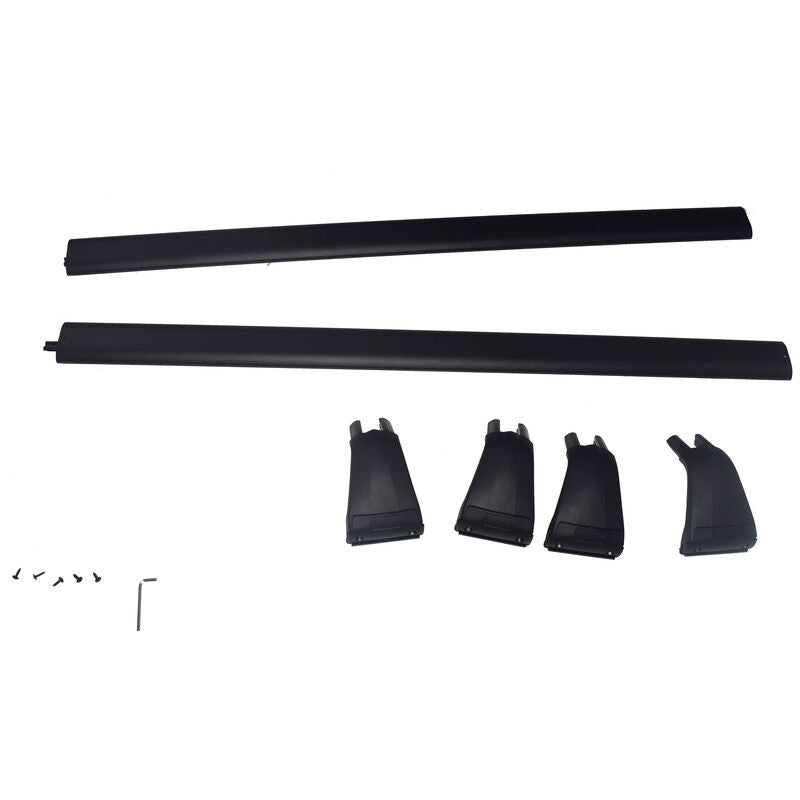 Set of Black Cross Bar Roof Rack Side Rail Fit For Jeep Wrangler JK 2007-2018 RRCB-JK001 - Machter