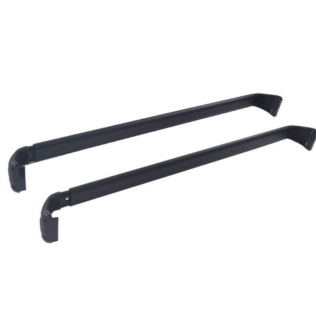 Set of Black Cross Bar Roof Rack Side Rail Fit For Jeep Wrangler JK 2007-2018 - Machter