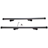 2 x Aluminum Cross Bars With Raised Roof Rail Fit For Toyota RAV4 2000-2005/2013-2019 RRCB-TA001 - Machter