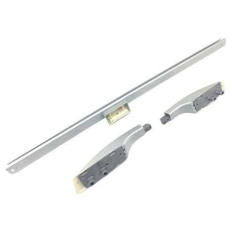 2 x Silver Roof Rails Fit For Toyota Landcruiser 200 Series 2008-2021 - Machter
