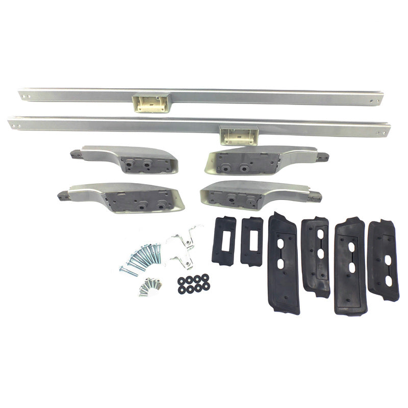 2 x Silver Roof Rails Fit For Toyota Landcruiser 200 Series 2008-2021 RRCB-TA005 - Machter