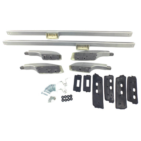 2 x Silver Roof Rails Fit For Toyota Landcruiser 200 Series 2008-2021 - Machter