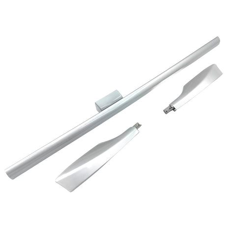 2 x Silver Roof Rails Fit For Toyota Landcruiser 200 Series 2008-2021 - Machter