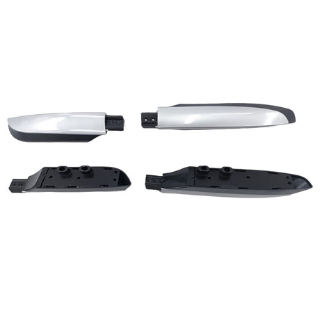 2 x Aluminum Silver Roof Rails Rack Bars Fit For Toyota RAV4 2013-2019 - Machter