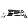 Aluminium Roof Rails Set Black Fit For Toyota Land Cruiser Prado 120 Series 2002-2009 RRCB-TA008 - Machter