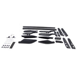 Aluminium Roof Rails Set Black Fit For Toyota Land Cruiser Prado 120 Series 2002-2009 RRCB-TA008 - Machter