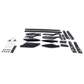 Aluminium Roof Rails Set Black Fit For Toyota Land Cruiser Prado 120 Series 2002-2009 RRCB-TA008 - Machter
