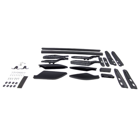 Aluminium Roof Rails Set Black Fit For Toyota Land Cruiser Prado 120 Series 2002-2009 - Machter