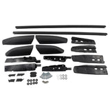 2 x Black Roof Rail Racks Set Left + Right Hand Side Fit For Toyota Kluger 2008-2013 RRCB-TA009 - Machter