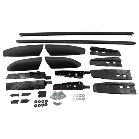 2 x Black Roof Rail Racks Set Left + Right Hand Side Fit For Toyota Kluger 2008-2013 - Machter